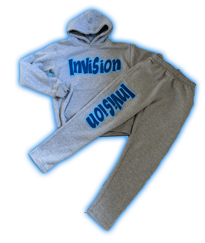 Two Tone Blue Grey Tracksuit