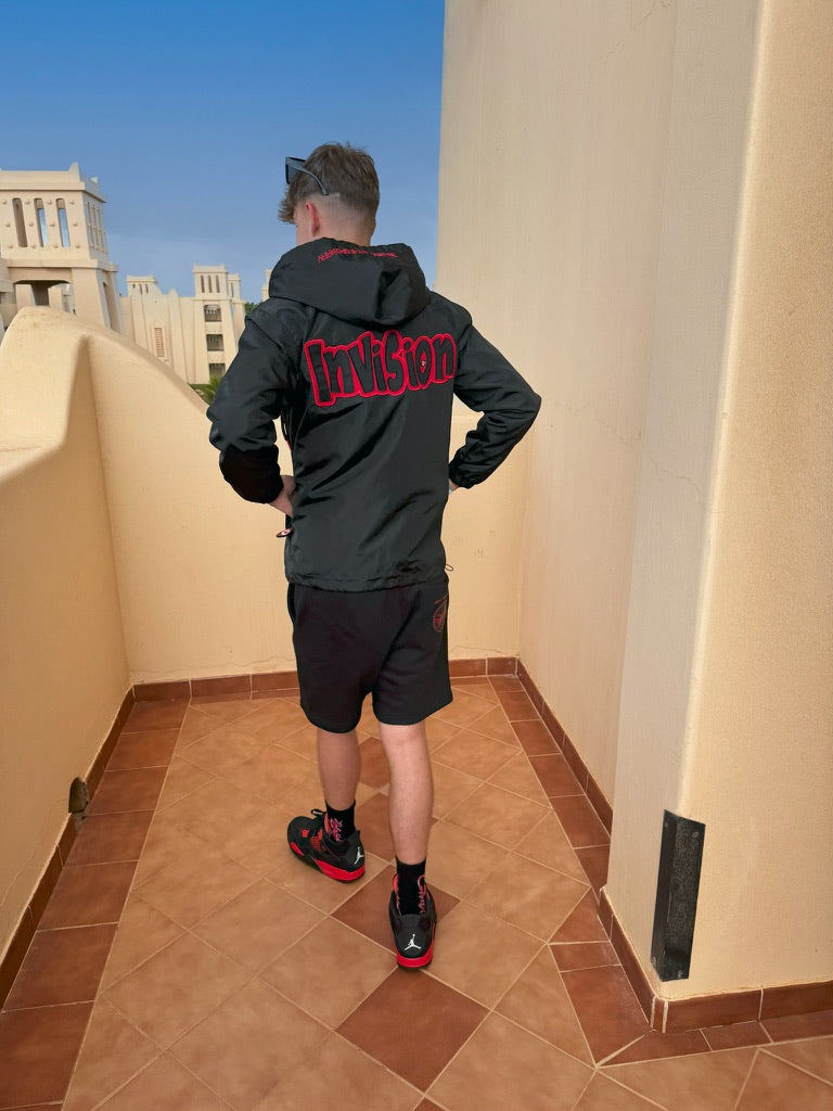 Hyper Red Windbreaker