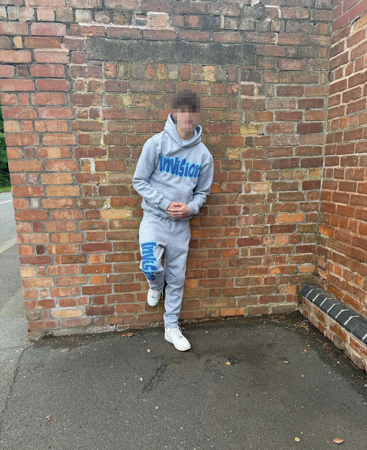 Two Tone Blue Grey Tracksuit