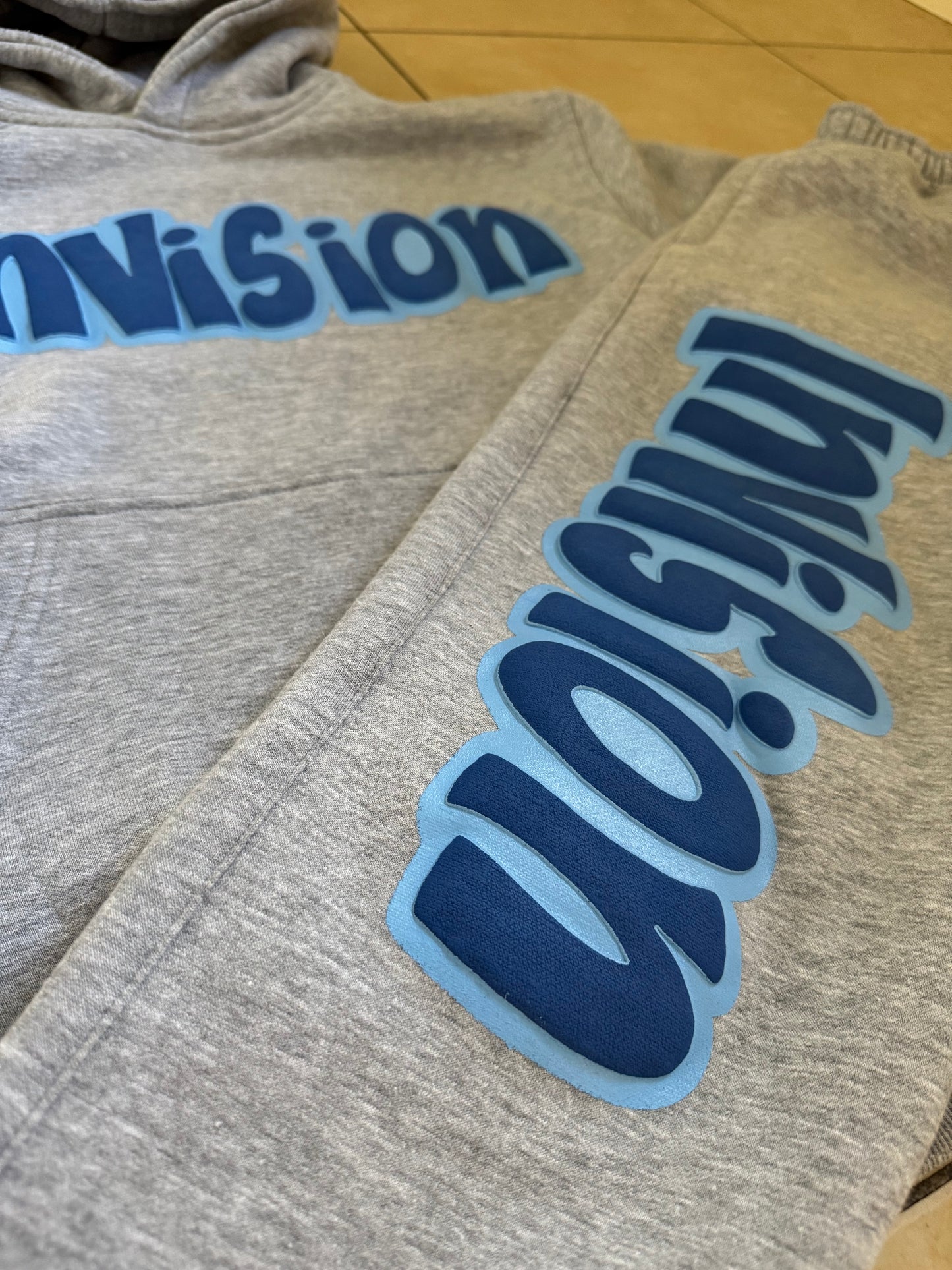 Two Tone Blue Grey Tracksuit