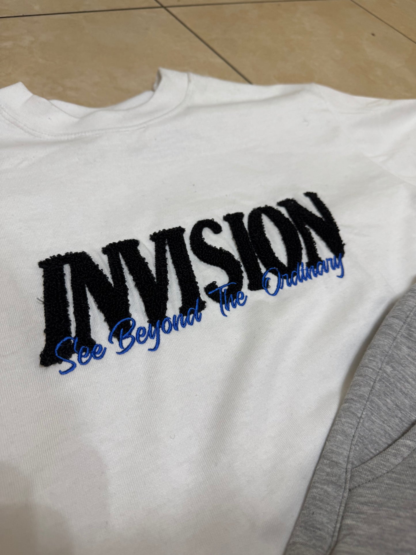 Blue Horizon Short Set - White