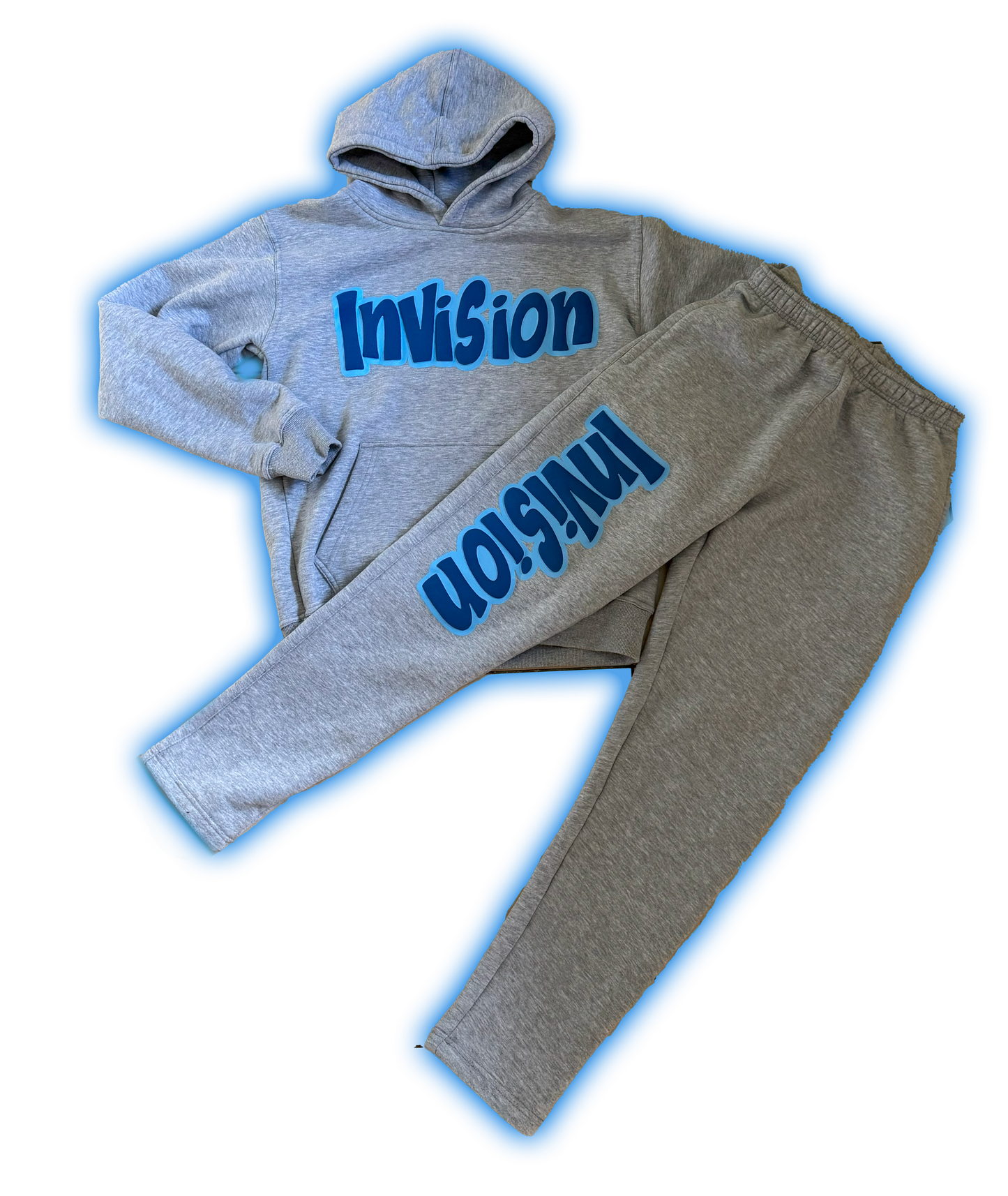 Two Tone Blue Grey Tracksuit