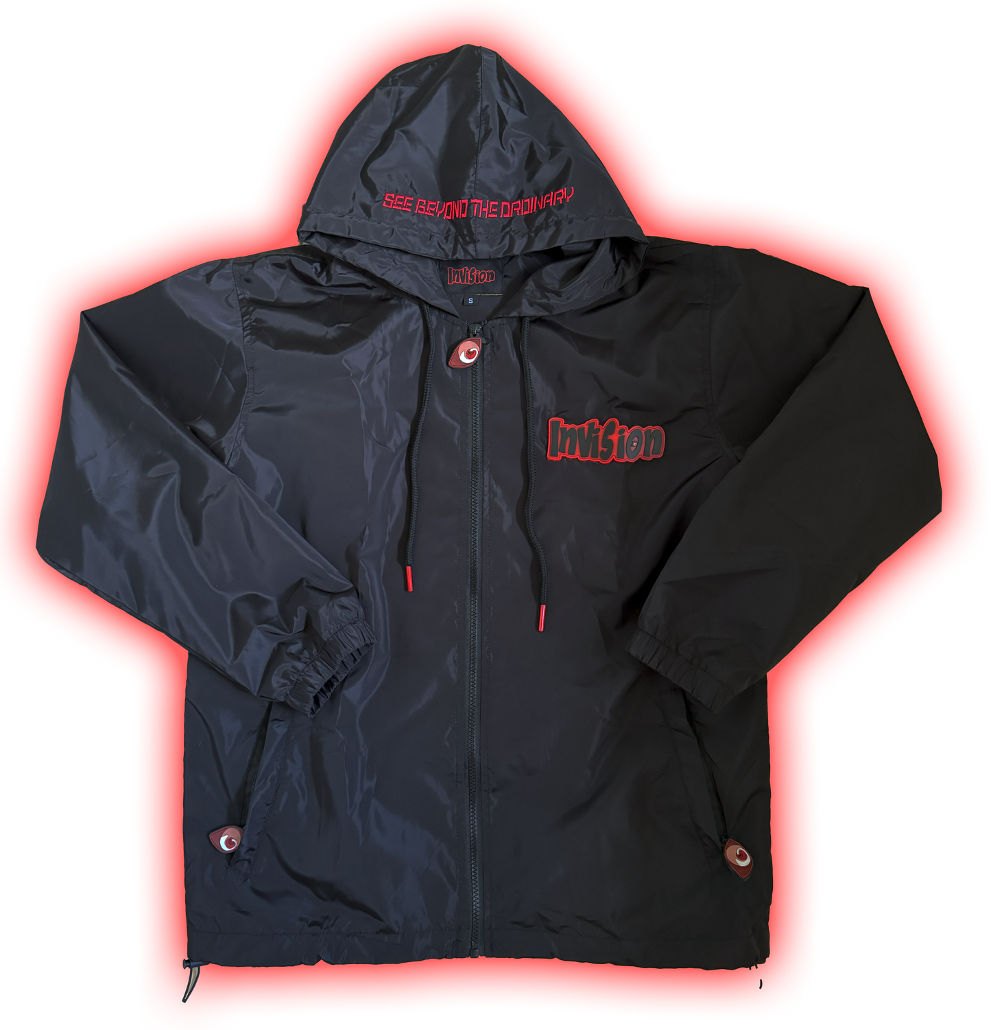 Hyper Red Windbreaker